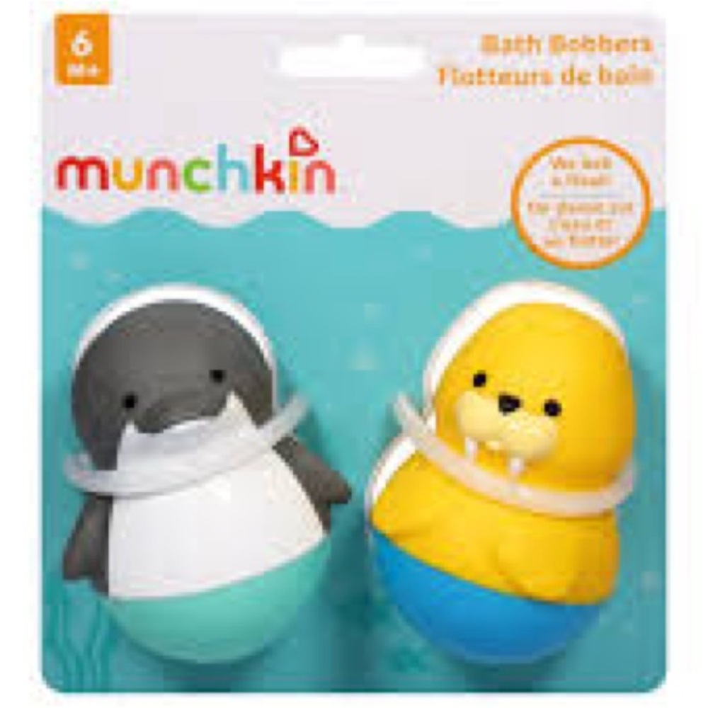 Munchkin Bath Bobbers Penguin and Walrus Set